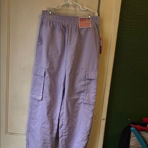 Cat & Jack Purple Casual Bottoms with Elastic Waist